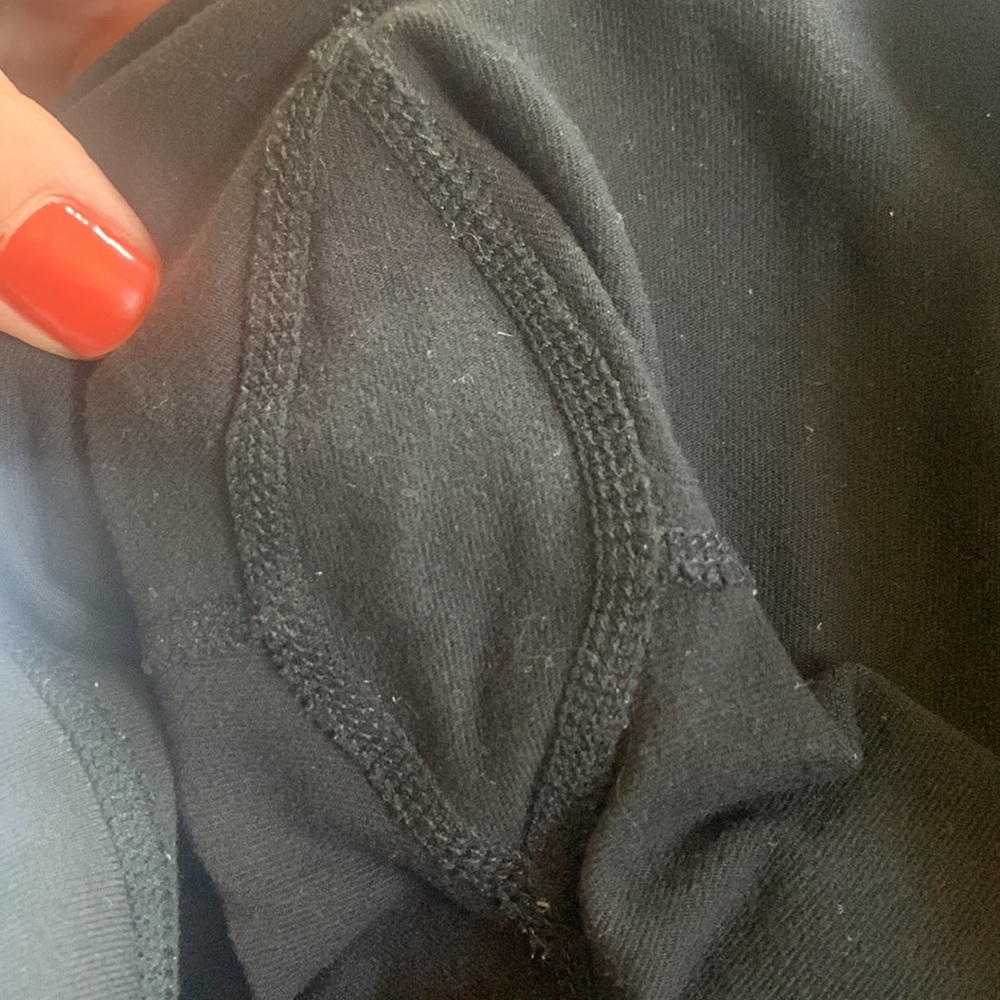 Lululemon Wunder Under reversible black crop leggings thicker lulu style - Picture 4 of 7